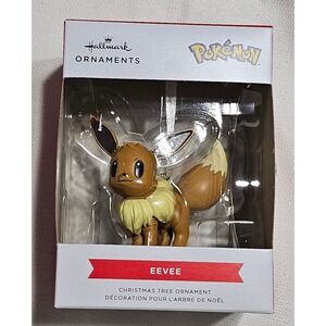 Hallmark Pokemon‎ Eevee Christmas Tree Ornament Holiday Decor 2024 New Unopened